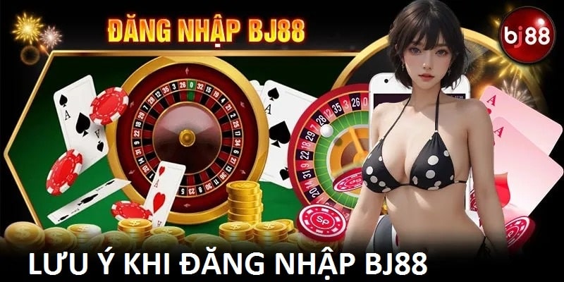 Lưu ý khi đăng nhập vào BJ88