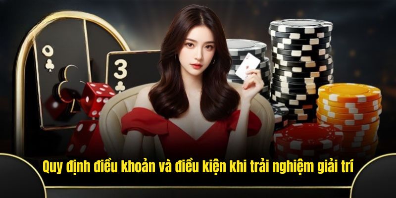 Quy định điều khoản và điều kiện khi trải nghiệm giải trí