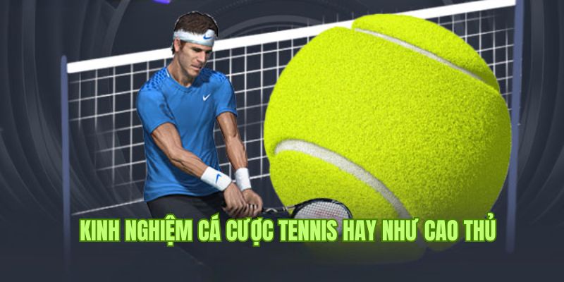Kinh nghiệm, hướng dẫn cá cược tennis hay như cao thủ